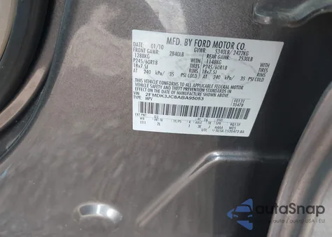 2010 Ford Edge Sel from USA, damaged, VIN 2FMDK3JC8ABA95053